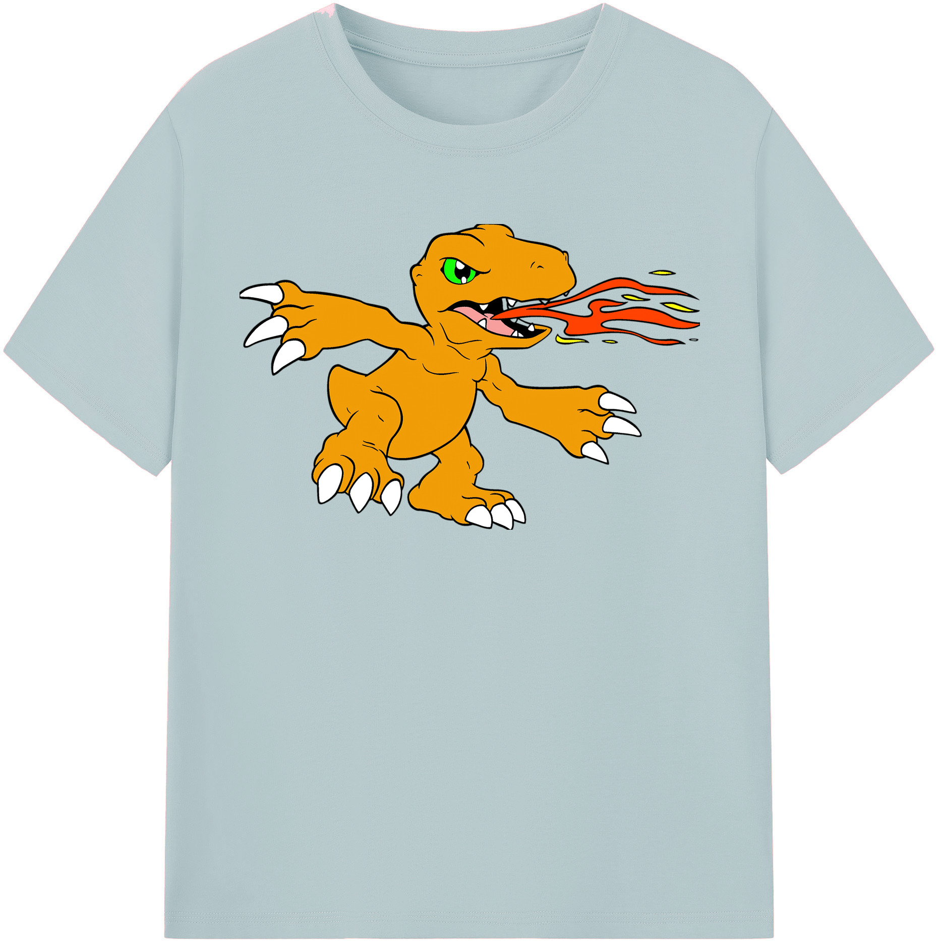 （画像用） Digimon デジタルモンスター/デジモン 綿100％半袖Tシャツ（フロントプリント）
